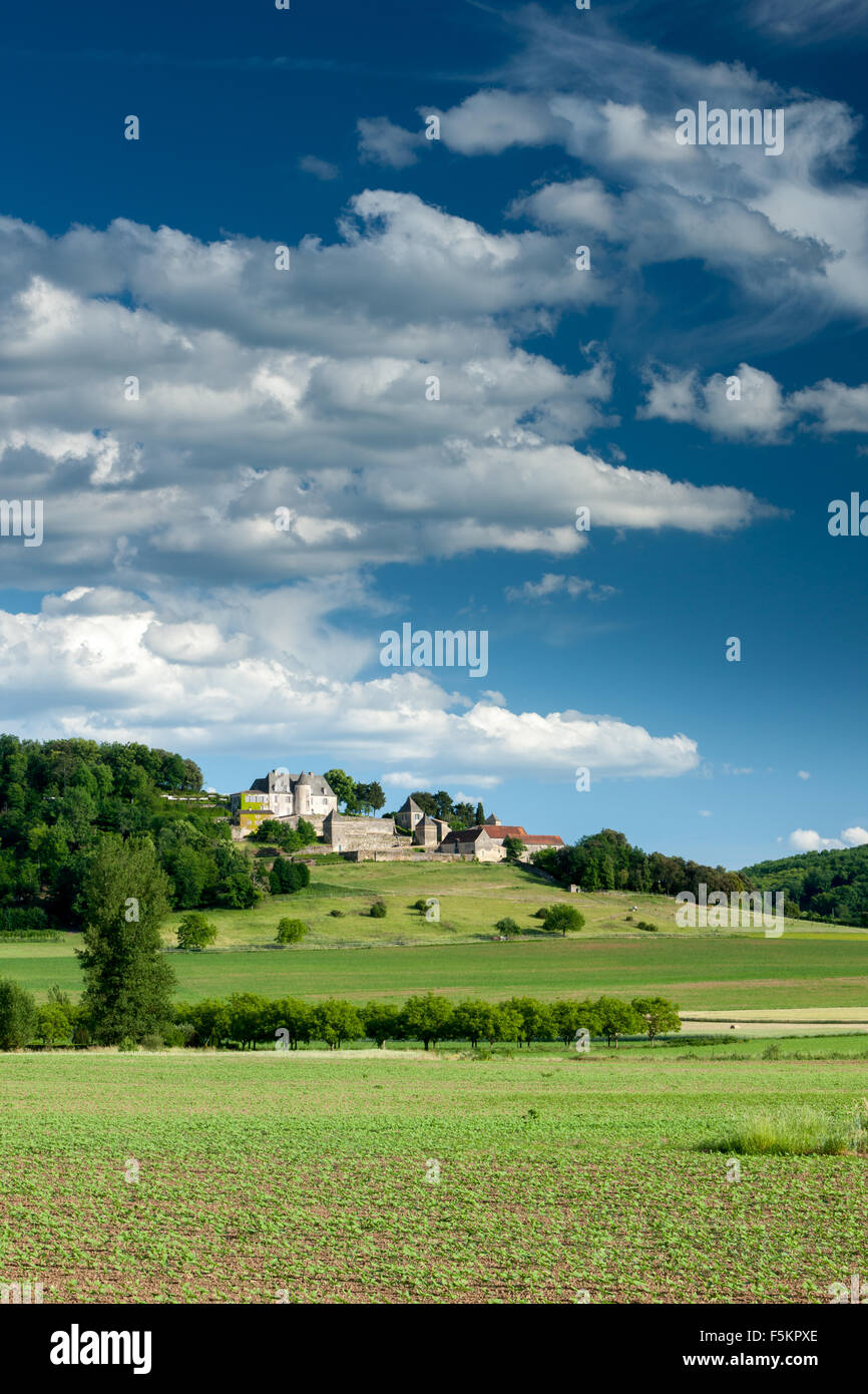 Schlösser und Gärten von Marqueyssac Dordogne Frankreich Stockfoto