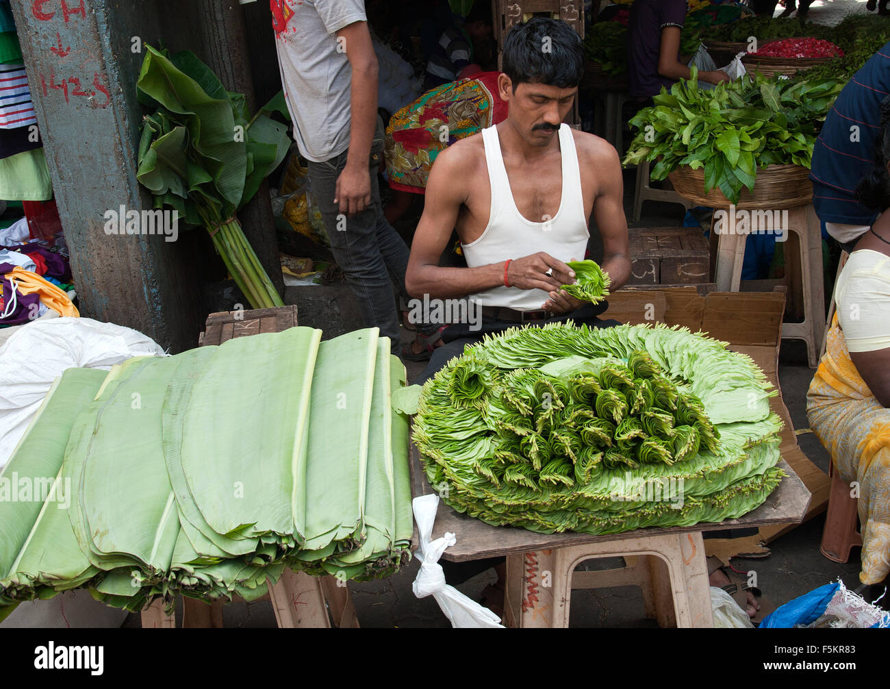 Das Bild von Paan verkaufen in Dadar, Mumbai, Indien Stockfoto