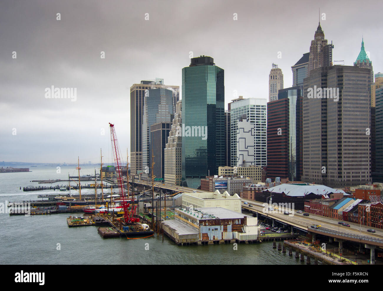New York Hafen Stockfoto