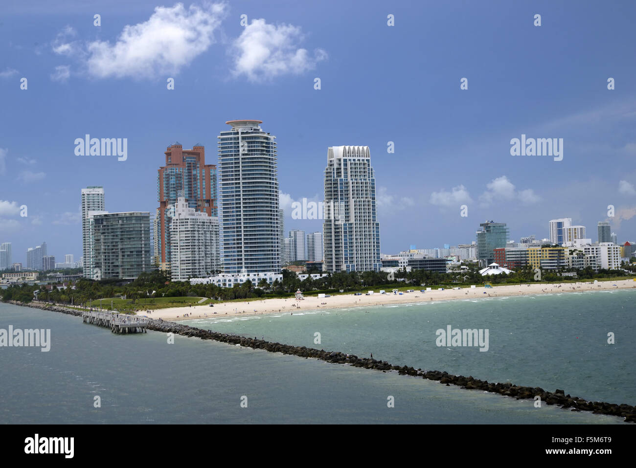 Innenstadt von Miami, Florida, USA Stockfoto