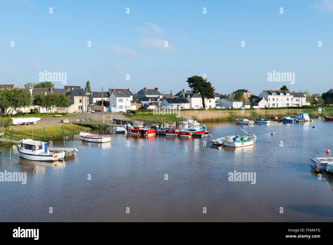Saint-Nazaire (Region Pays De La Loire): Hafen von Méan Stockfoto