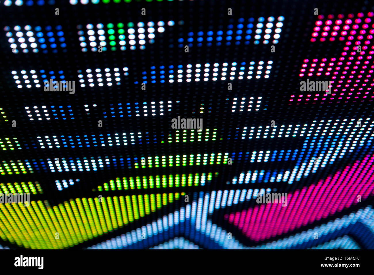 Abstrakten bunten LED-Leuchten Hintergrund Stockfoto