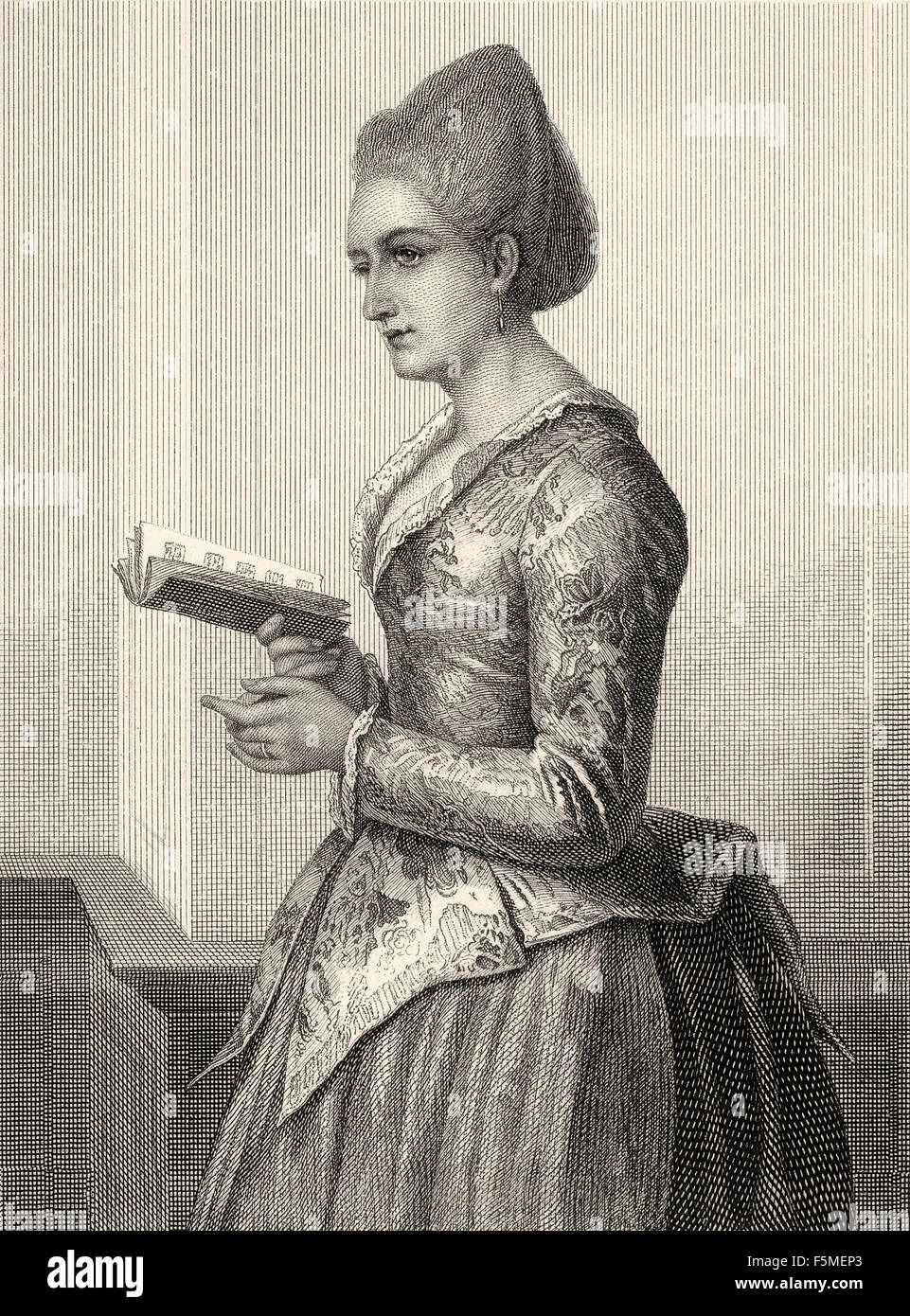 Cornelia Friederica Christiana Schlosser, geb. Goethe; 1750-1777, die Schwester von Johann Wolfgang von Goethe Stockfoto