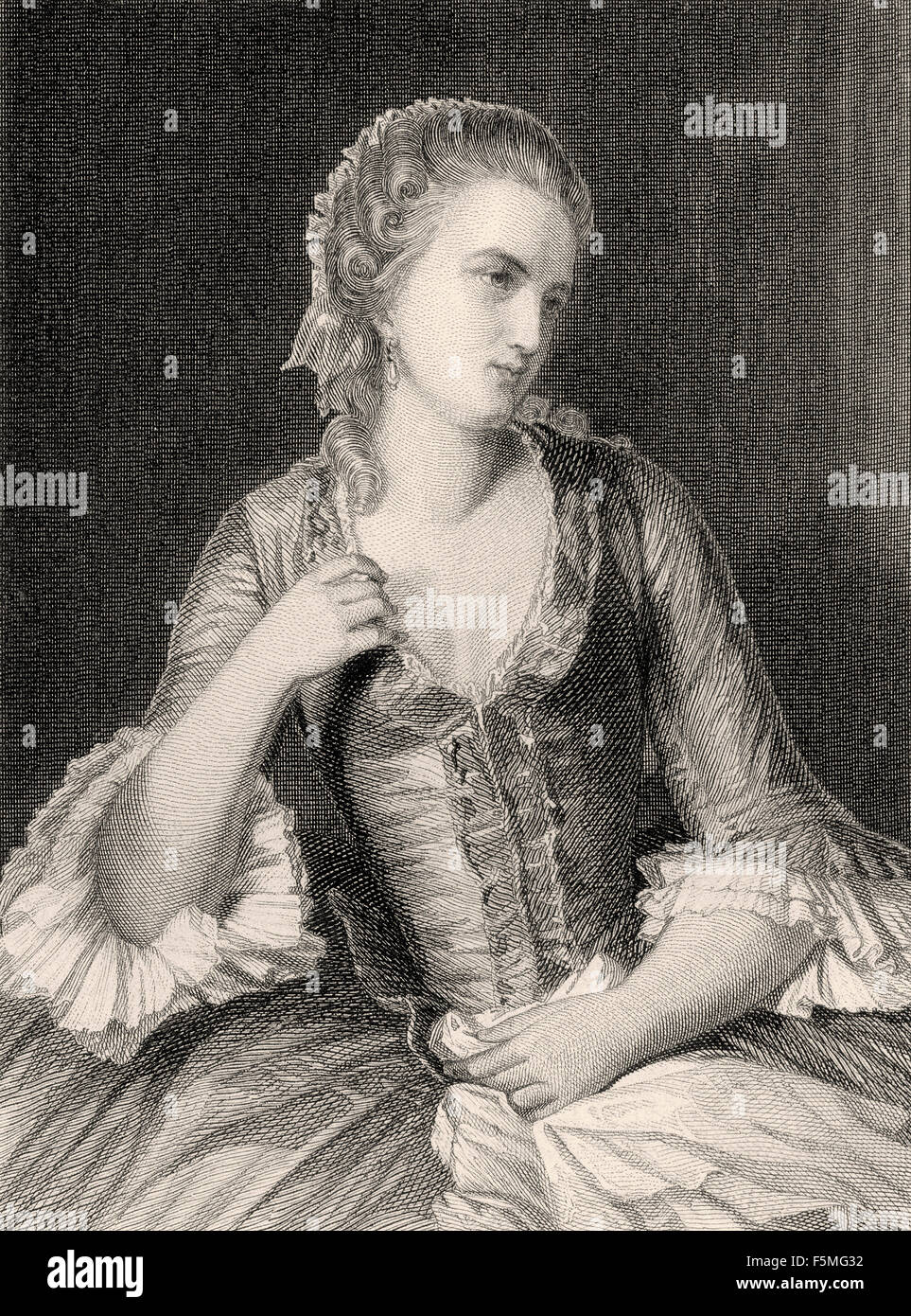 Marie Beaumarchais in Clavigo, die Tragödie von Johann Wolfgang von Goethe Stockfoto