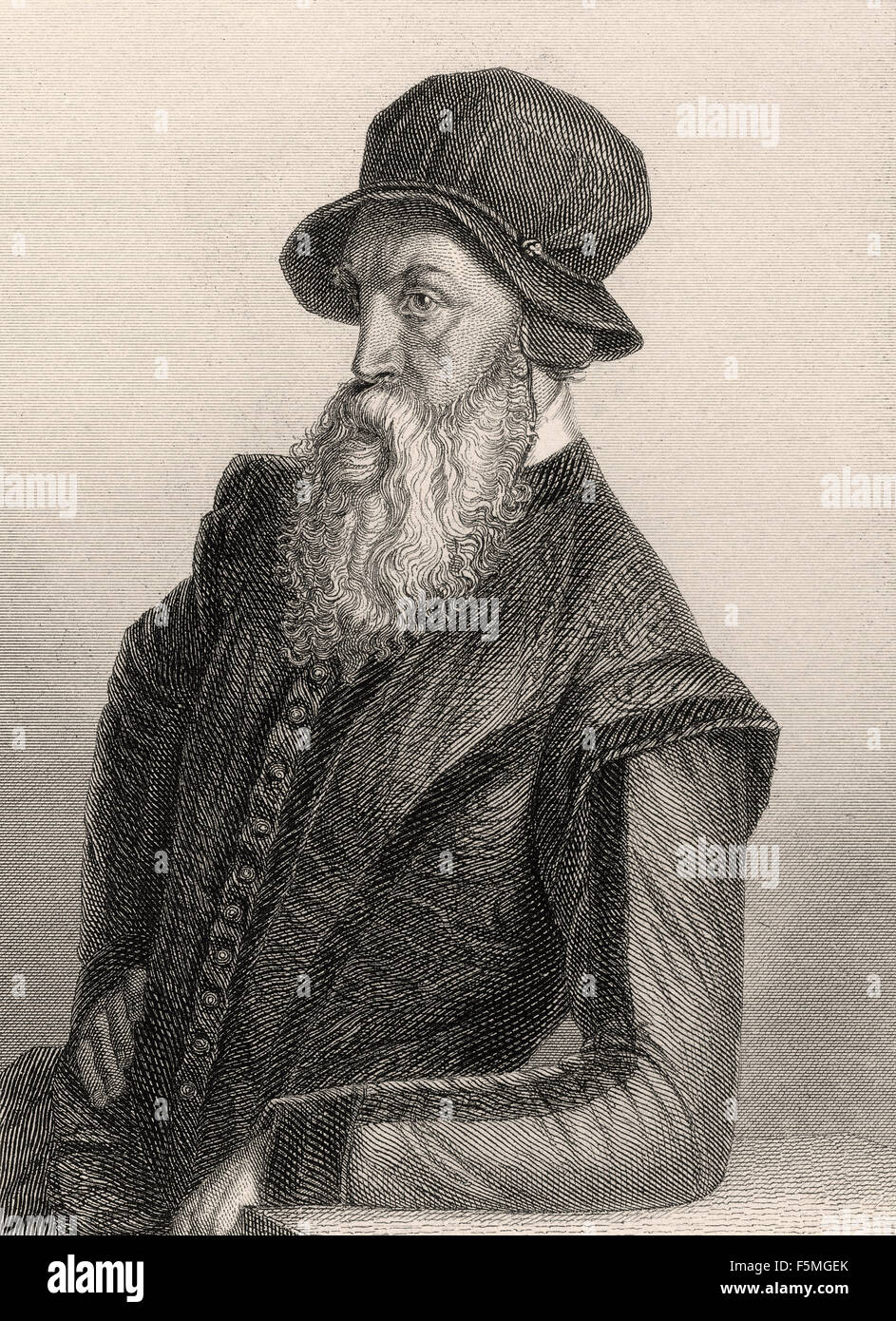 Benvenuto Cellini, 1500-1571, ein italienischer Goldschmied, Bildhauer Stockfoto