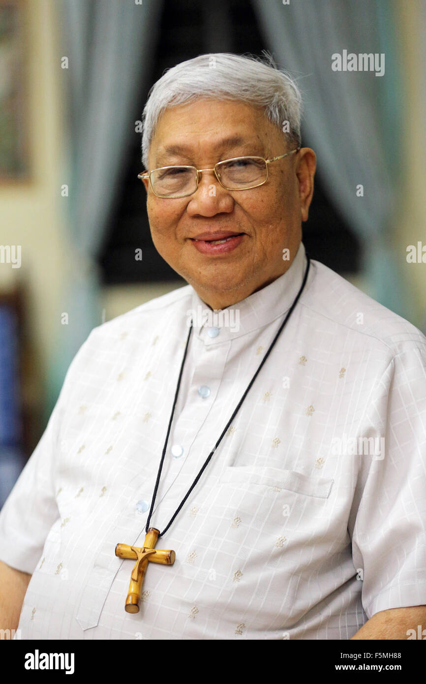 Bischof Dinualdo D. Gutierrez, Diozese von Marbel, Mindanao, Philippinen Stockfoto