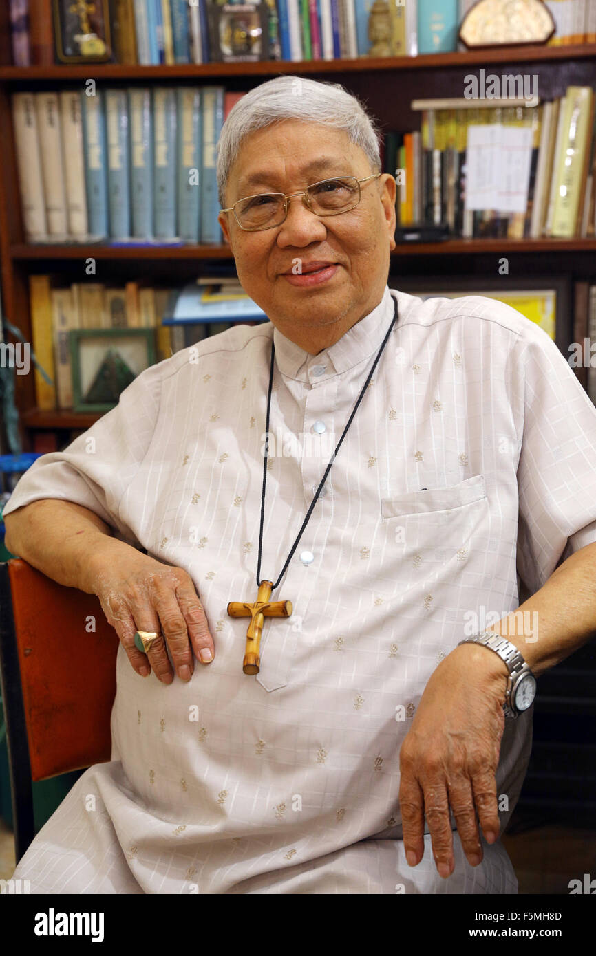 Bischof Dinualdo D. Gutierrez, Diozese von Marbel, Mindanao, Philippinen Stockfoto