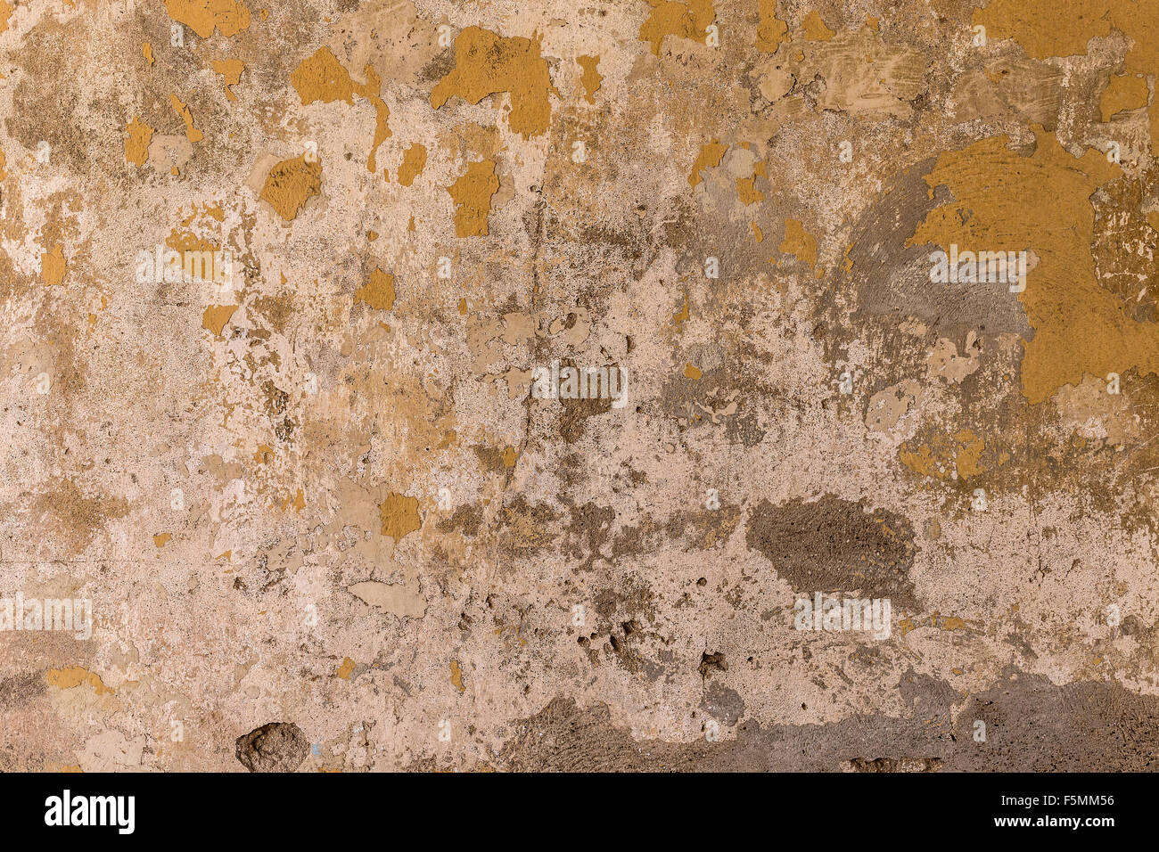 Textur des Vintage Grunge Betonwand mit abblätternde Farbenfarbe Stockfoto