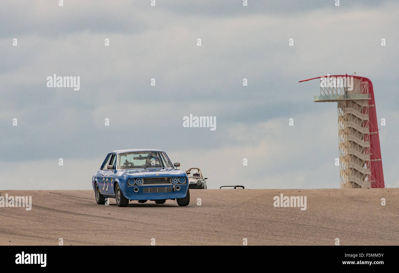 Sportwagen Oldtimer National Championship Rennen am Circuit of the Americas, Austin, TX, 2015 Stockfoto