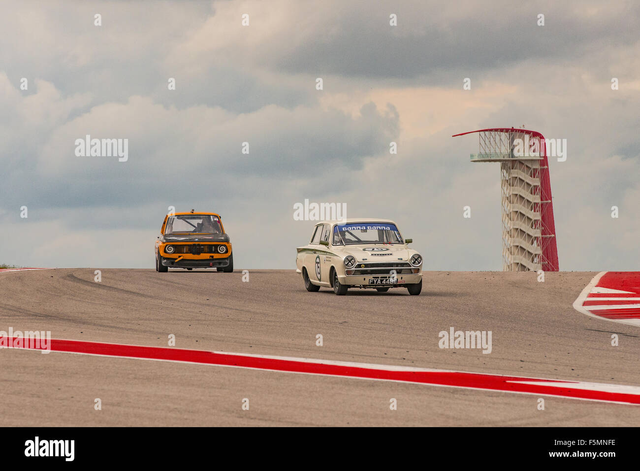 Sportscar Vintage Racing Circuit von Amerika, Austin, Texas2015 Stockfoto