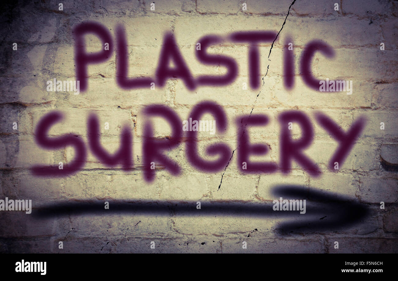 Plastische Chirurgie-Konzept Stockfoto