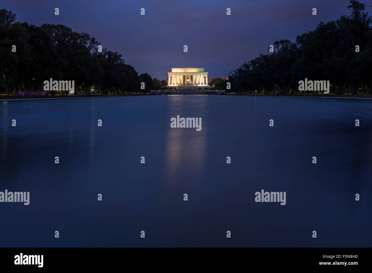 Das Lincoln Memorial in Washington DC Stockfoto