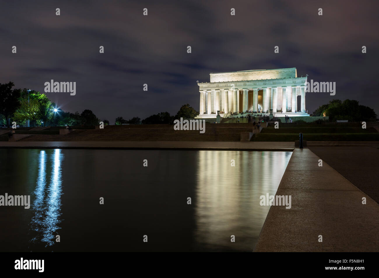 Das Lincoln Memorial in Washington DC Stockfoto
