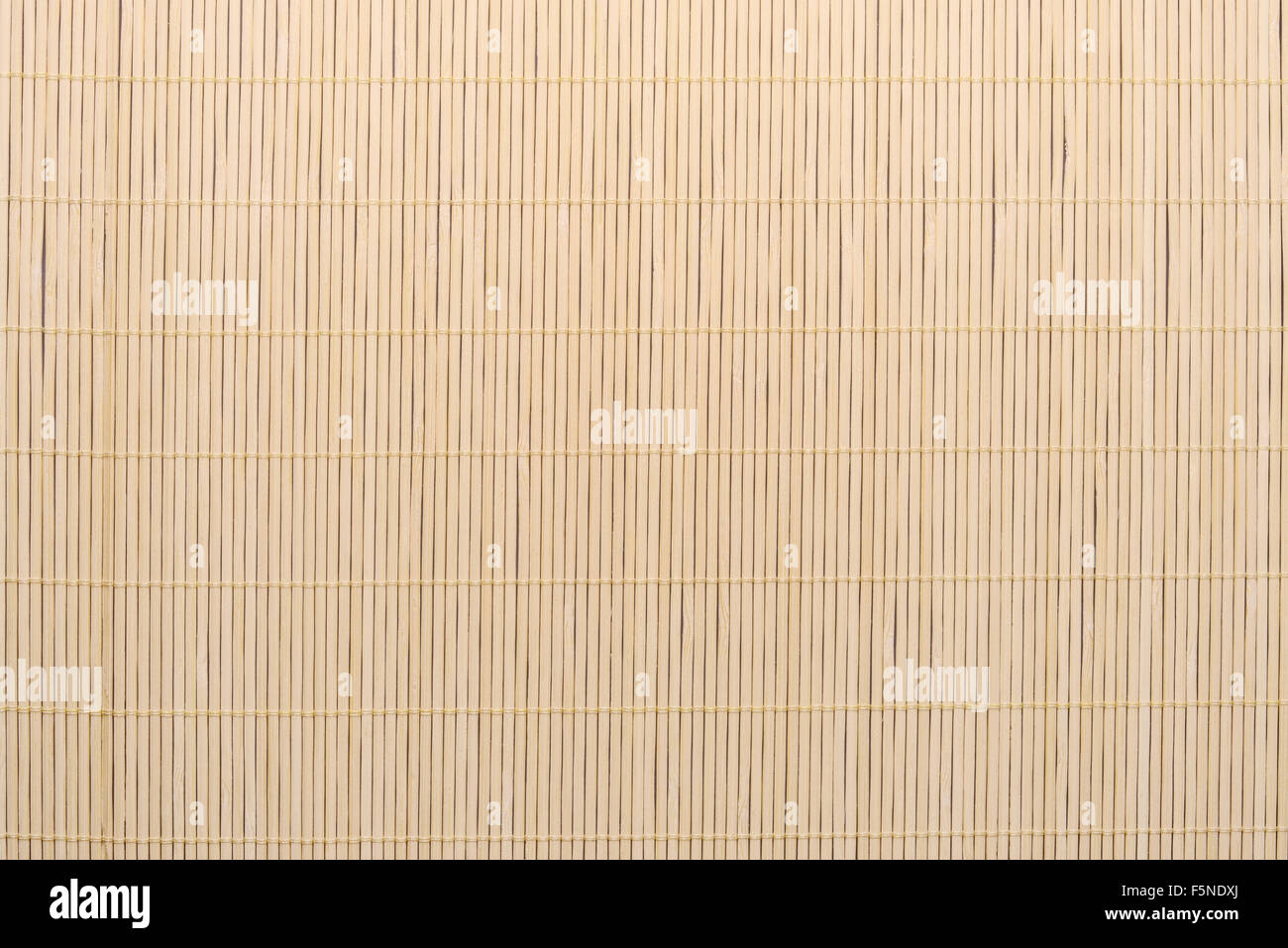 Bambus feine Tischdecke Hintergrundtextur. Gestreifte Tapete. Stockfoto