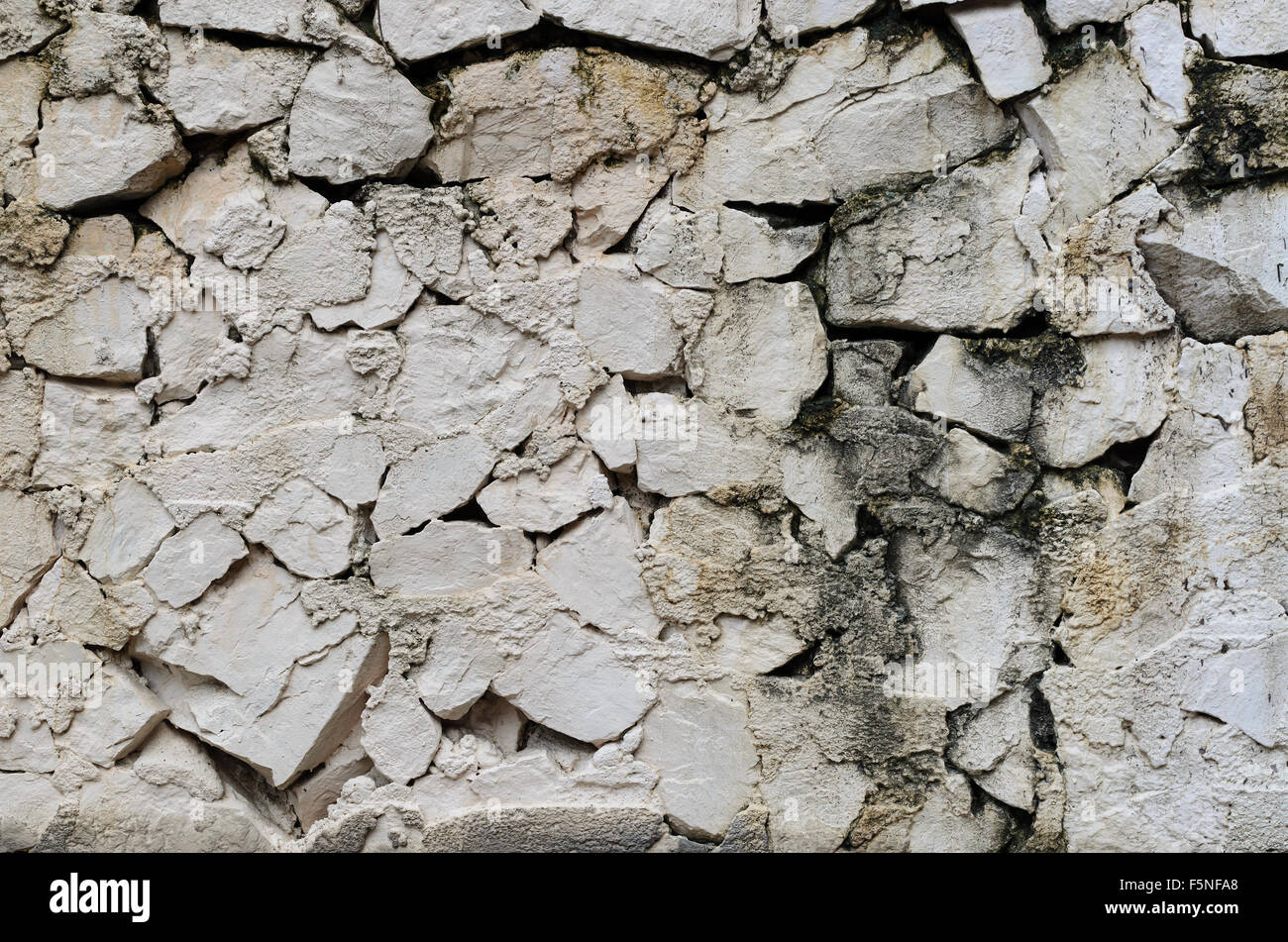 Weiße Ziegel Wand Hintergrund. Stockfoto