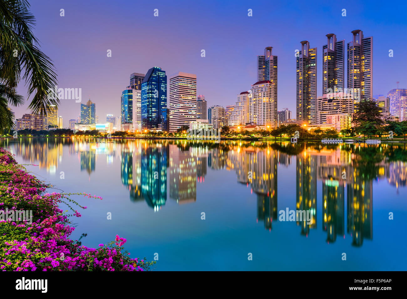Bangkok, Thailand im Benjakiti Park. Stockfoto