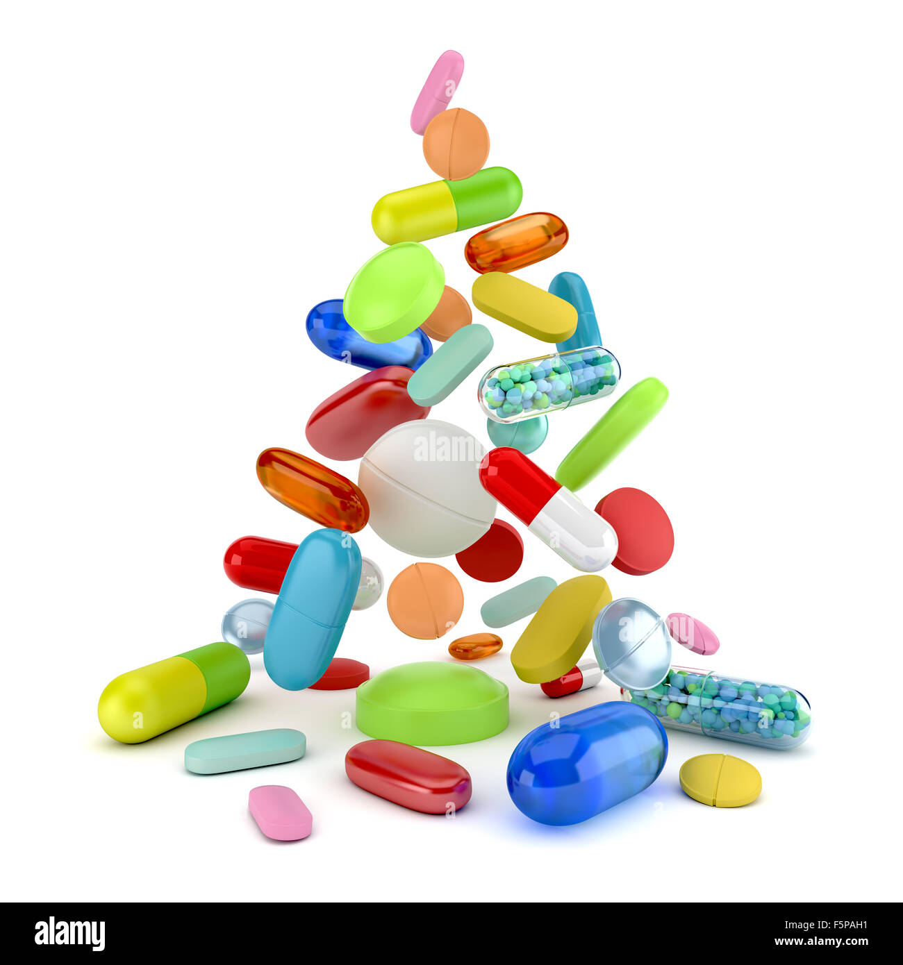 Verschreibungspflichtige Medikamente Stockfoto