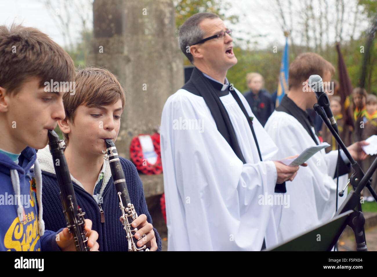 Godalming, Surrey, UK. 8. November 2015.  Remembrance Sunday Goldaming Surrey Credit: James Jagger/Alamy Live News Stockfoto