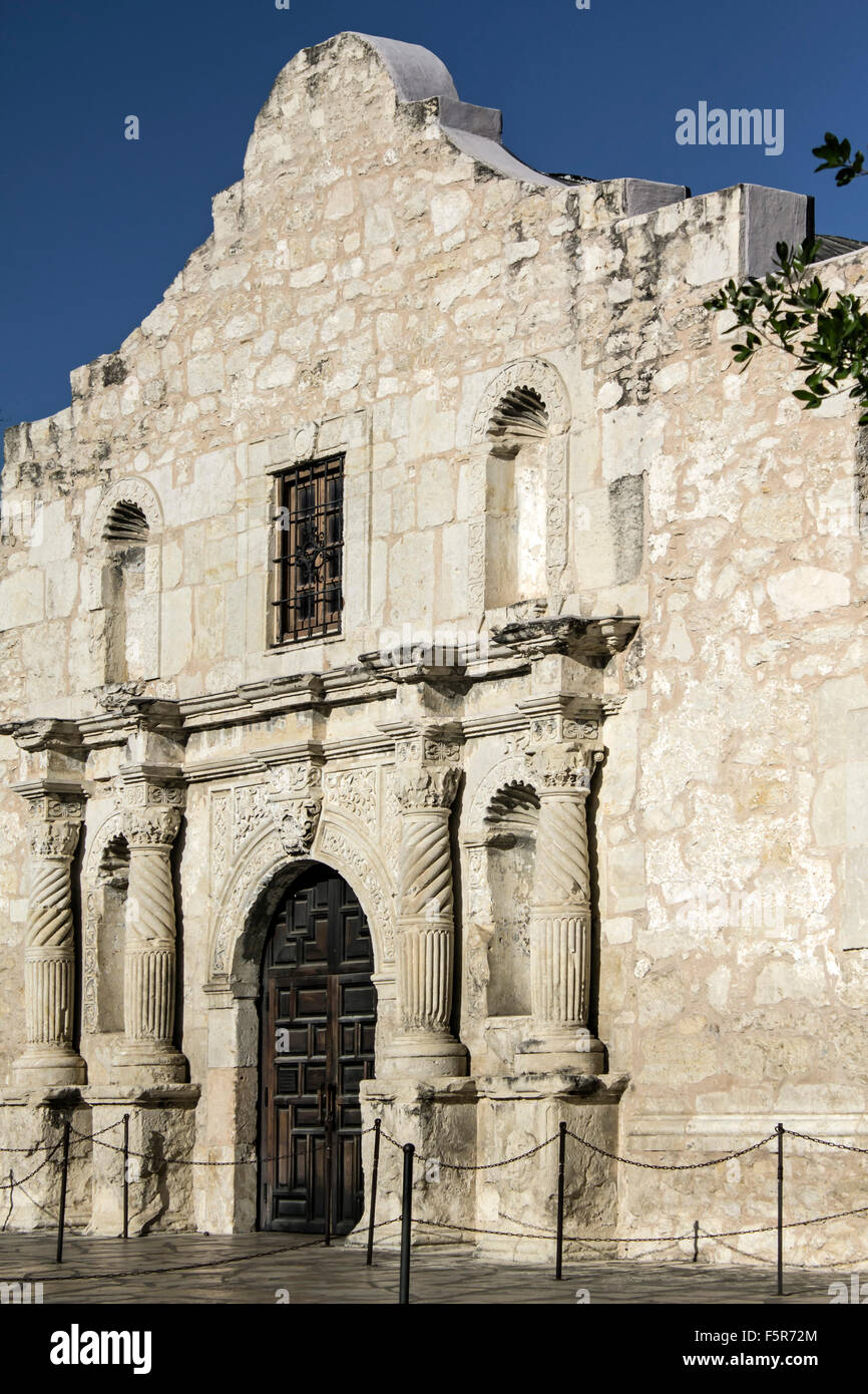 Die Alamo (Mission San Antonio de Valero), San Antonio, Texas, USA Stockfoto