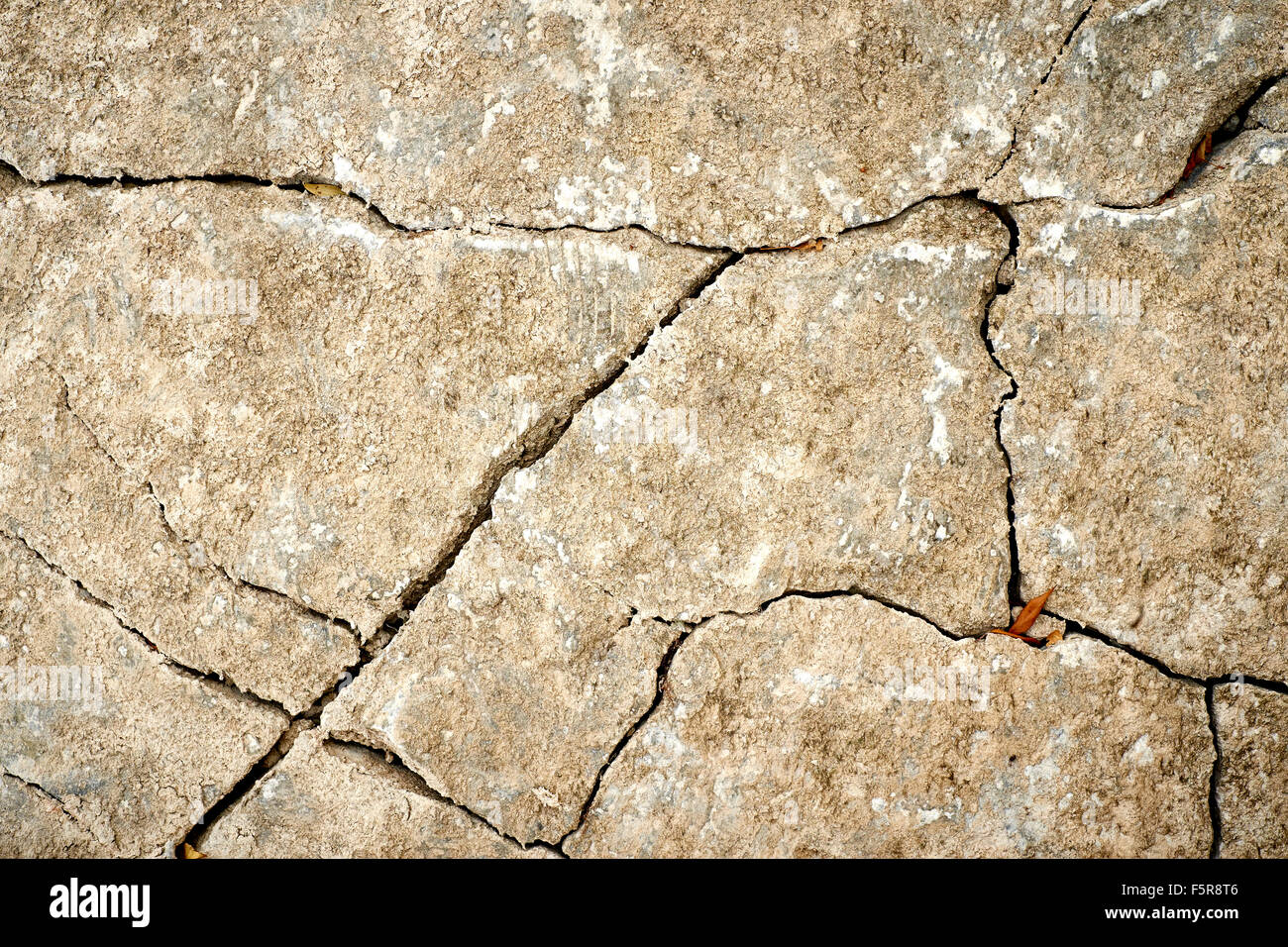 Formen der Natur, geknackt Stein Felsen Stockfoto