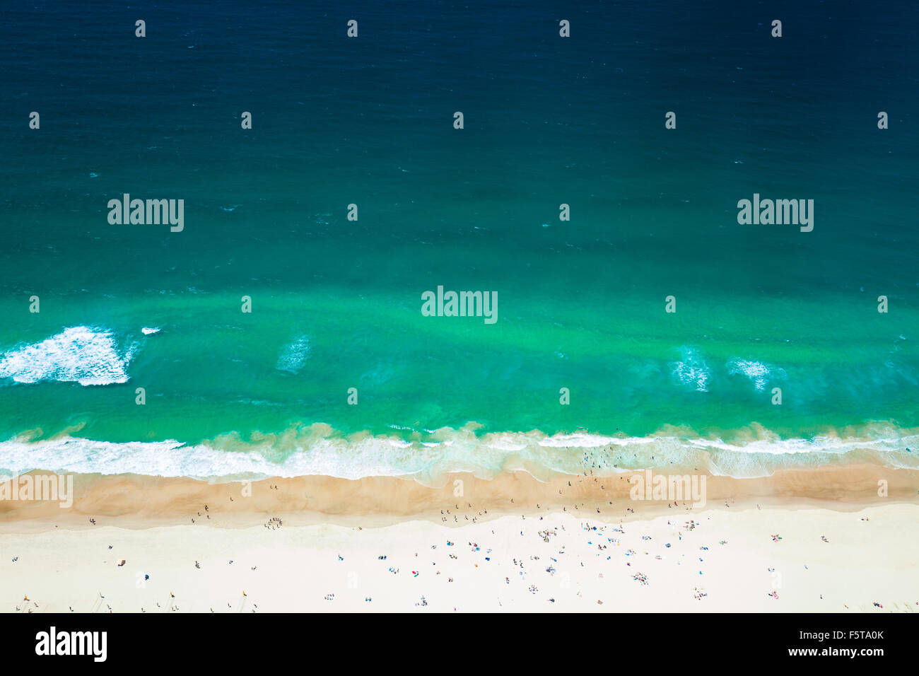 Gold Coast Surfer Paradies The Strand, Blick vom Q1, Australien Stockfoto