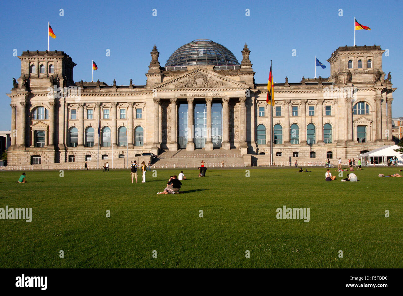 Reichstag, Berlin-Tiergarten. Stockfoto