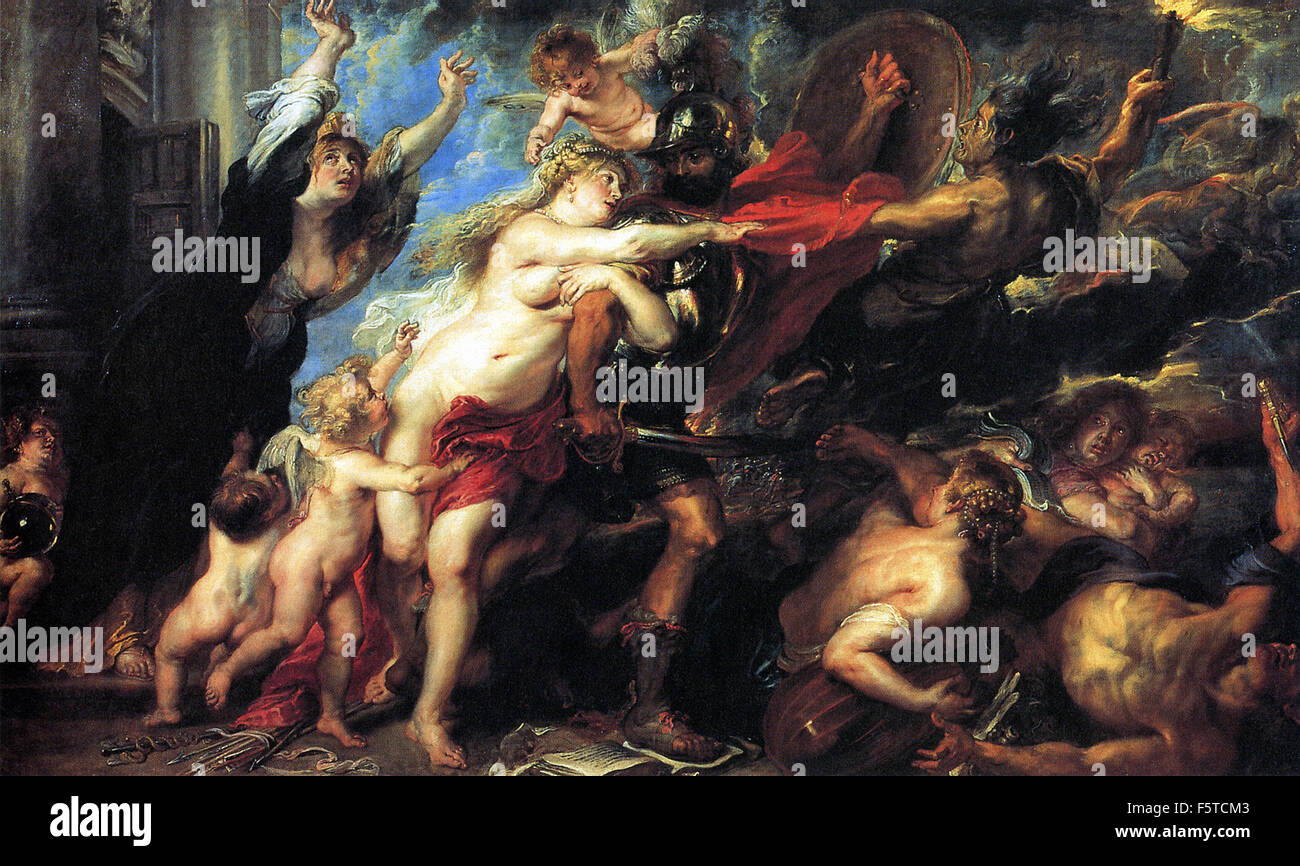 Rubens - die Folgen des Krieges Stockfoto