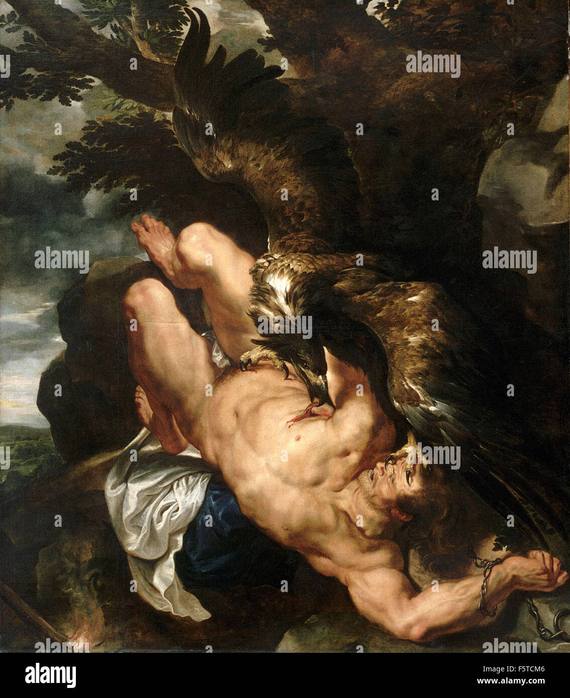 Rubens - Prometheus Bound Stockfoto