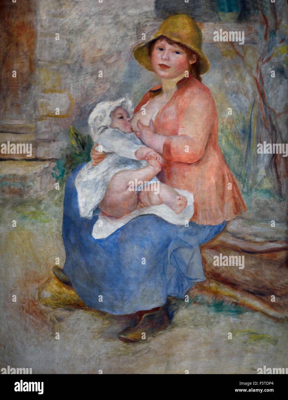Maternité - Mutterschaft 1885 Pierre Auguste Renoir 1841-1919 Französisch impressionistischen Frankreich Stockfoto