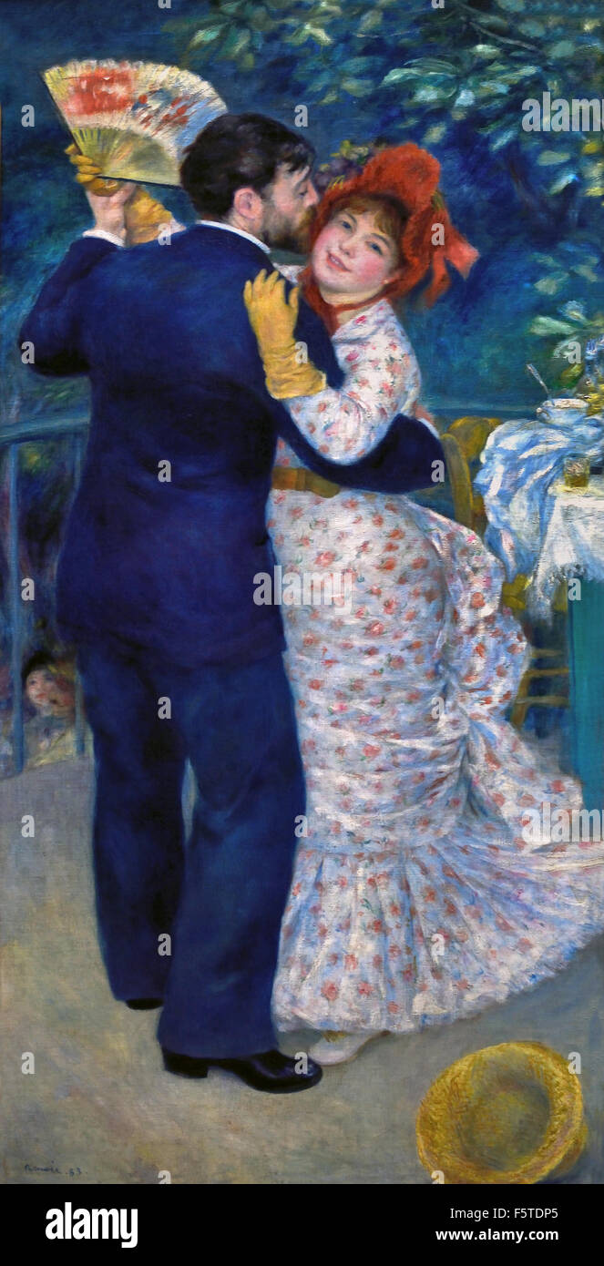 Danse à la Campagne - Tanz in dem Land 1883 Pierre Auguste Renoir 1841-1919 Französisch impressionistischen Frankreich Stockfoto