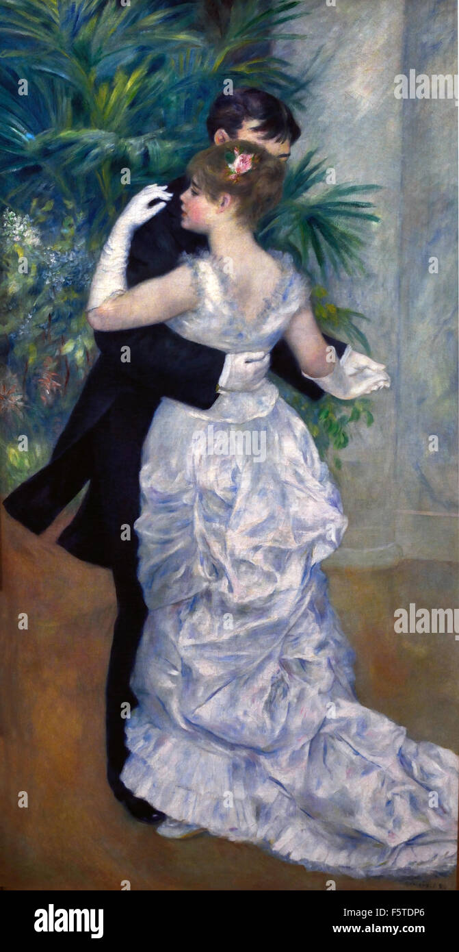 Danse à la Ville - Tanz in Stadt 1883 Pierre Auguste Renoir 1841-1919 Französisch impressionistischen Frankreich Stockfoto