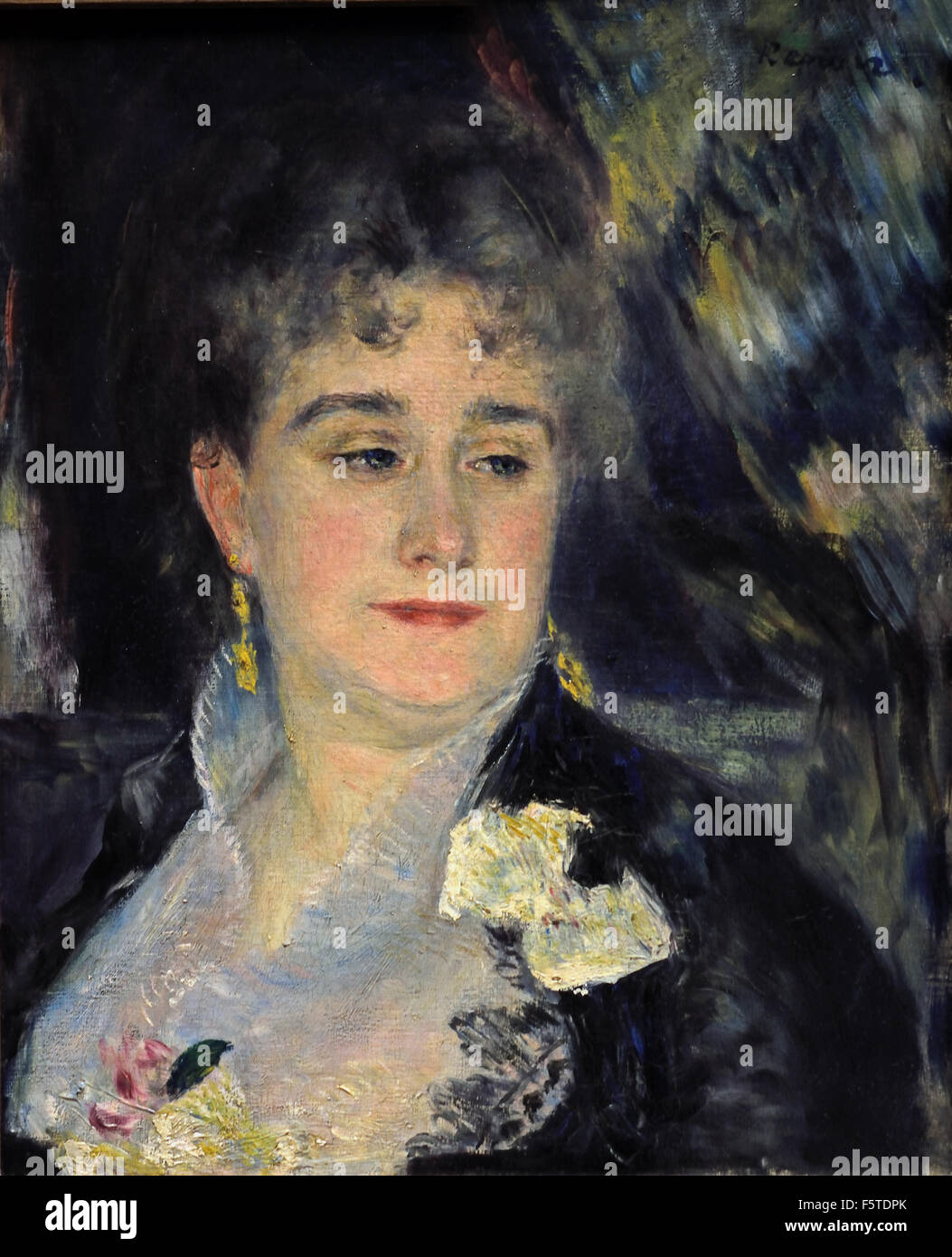 Madame Georges Charpentier 1876-1877 Pierre Auguste Renoir 1841-1919 Französisch impressionistischen Frankreich Stockfoto
