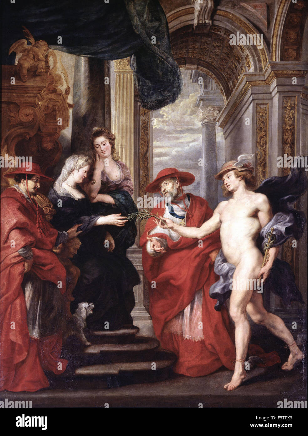 Rubens - die Versöhnung von Marie de Medici mit ihrem Sohn Ludwig XIII. Stockfoto