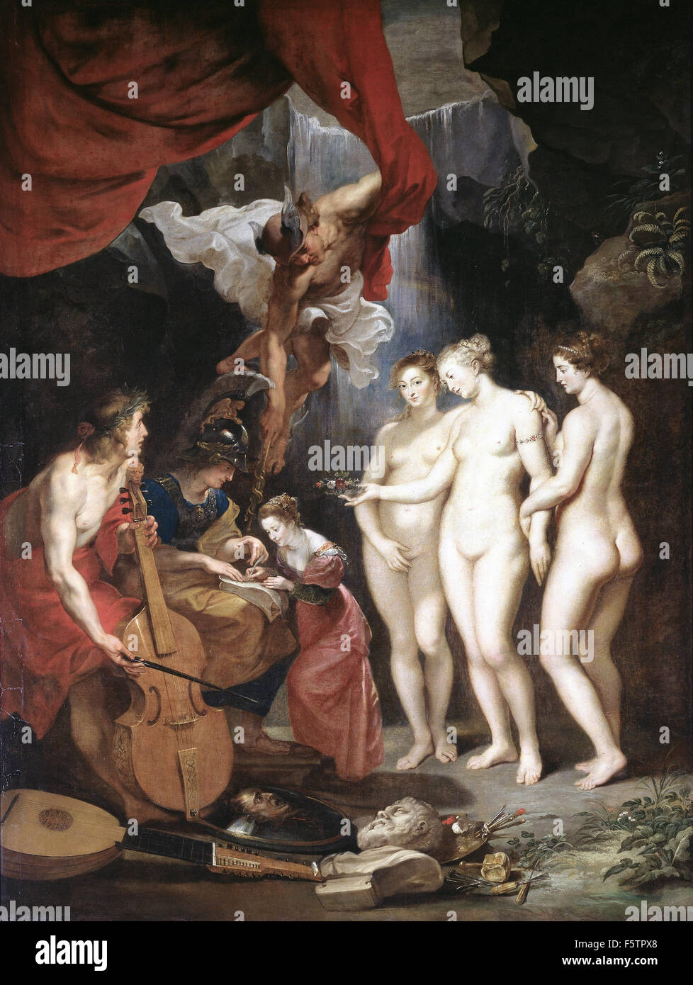 Rubens - die Bildung von Marie de Medici 1621 Stockfoto