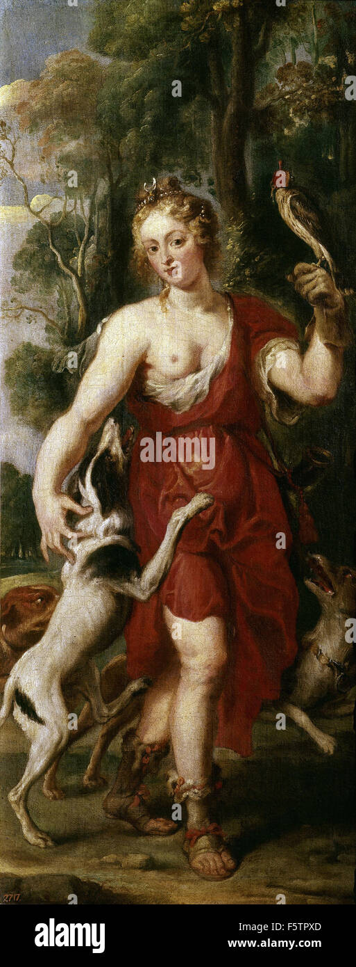 Rubens - die Jägerin Diana Stockfoto