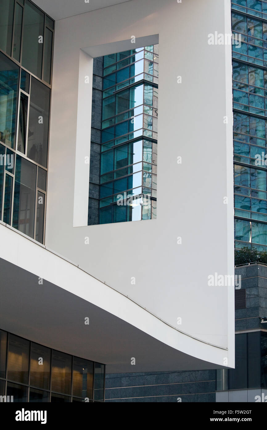 Detail Architechtonic Gae Aulenti einkleben, Mailand, Italien Stockfoto