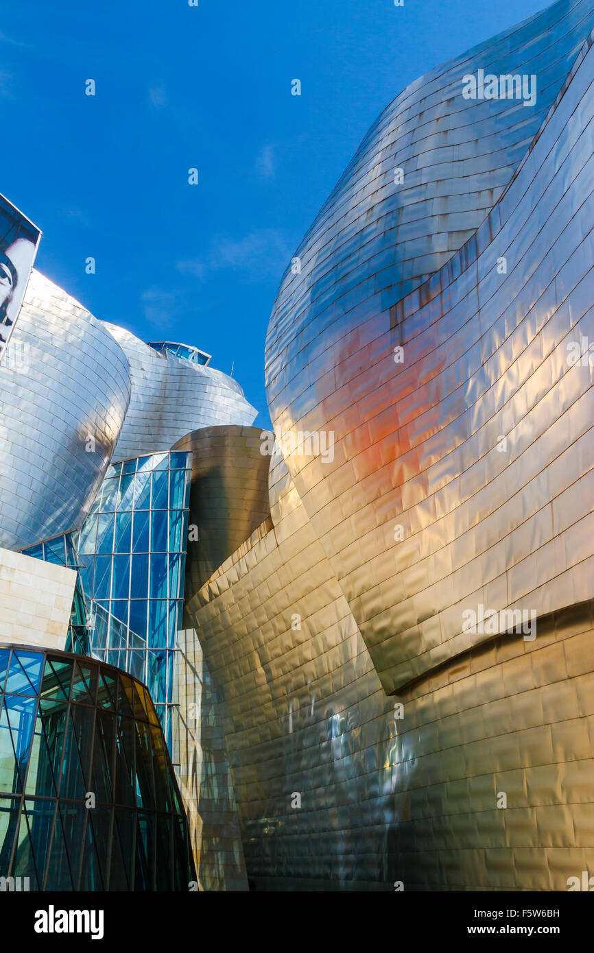 Guggenheim-Museum. Bilbao, Vizcaya, Baskisches Land, Spanien, Europa. Stockfoto