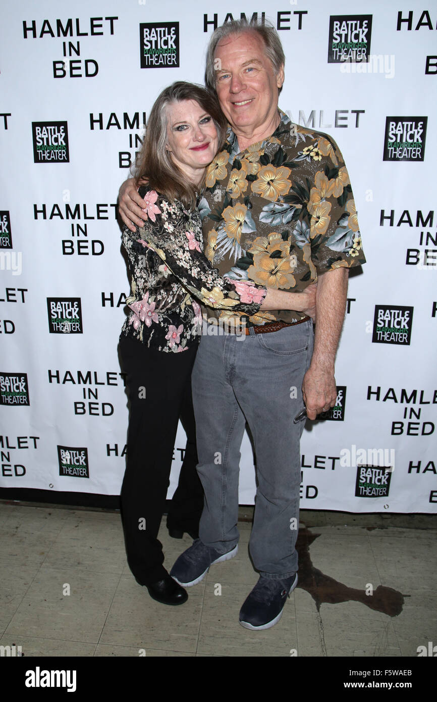 Premiere für Hamlet im Bett im Teatro Rattlestick Dramatiker - Abfahrten.  Mitwirkende: Annette O' Toole, Michael McKean Where: New York City, New York, Vereinigte Staaten, wann: 11 Sep 2015 Stockfoto