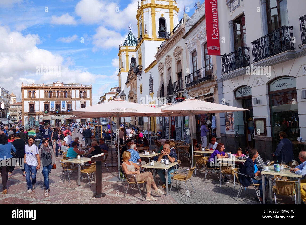 Ronda Andalusien Spanien Stockfoto