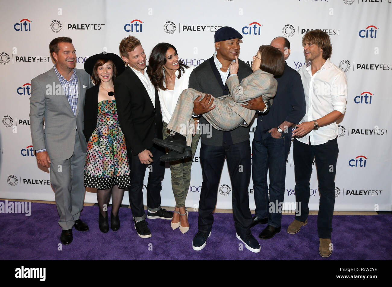 PaleyFest Special Event: "NCIS: Los Angeles Premiere - Ankünfte mit fallen: Chris O'Donnell, Renée Felice Smith, Barrett Foa, Daniela Ruah, LL Cool J, Miguel Ferrer, Eric Christian Olsen wo: Beverly Hills, Kalifornien, Vereinigte Staaten, wann: 11 Sep 2 Stockfoto