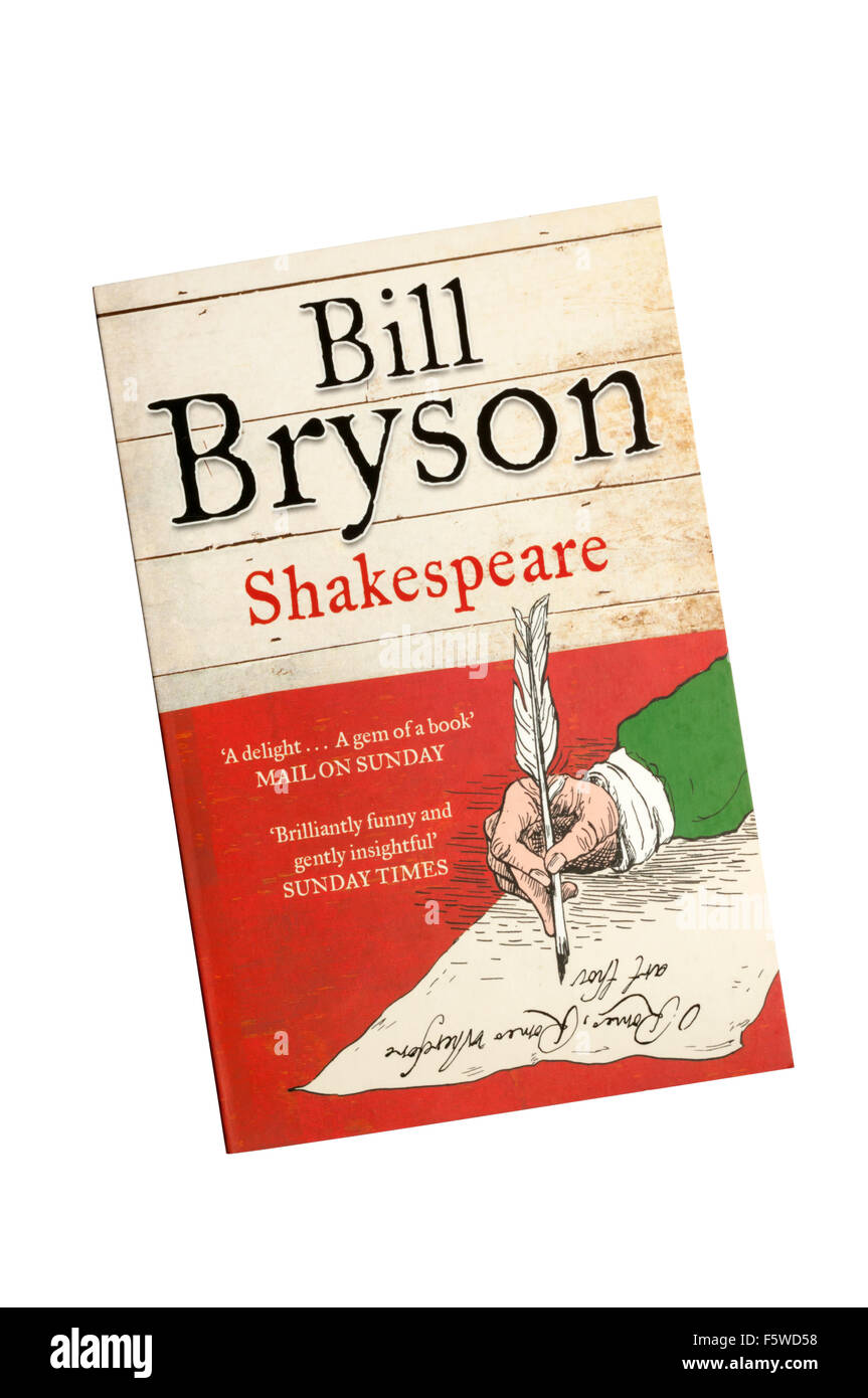 Ausgabe 2008 des Bill Brysons Biographie von Shakespeare. Stockfoto