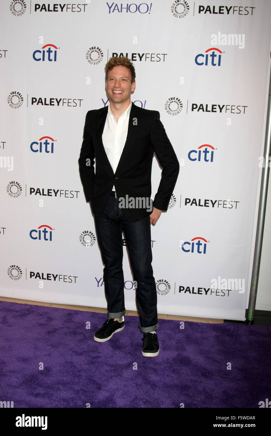 PaleyFest Special Event: "NCIS: Los Angeles Premiere - Ankünfte mit fallen: Barrett Foa wo: Beverly Hills, Kalifornien, Vereinigte Staaten, wann: 11 Sep 2015 Stockfoto