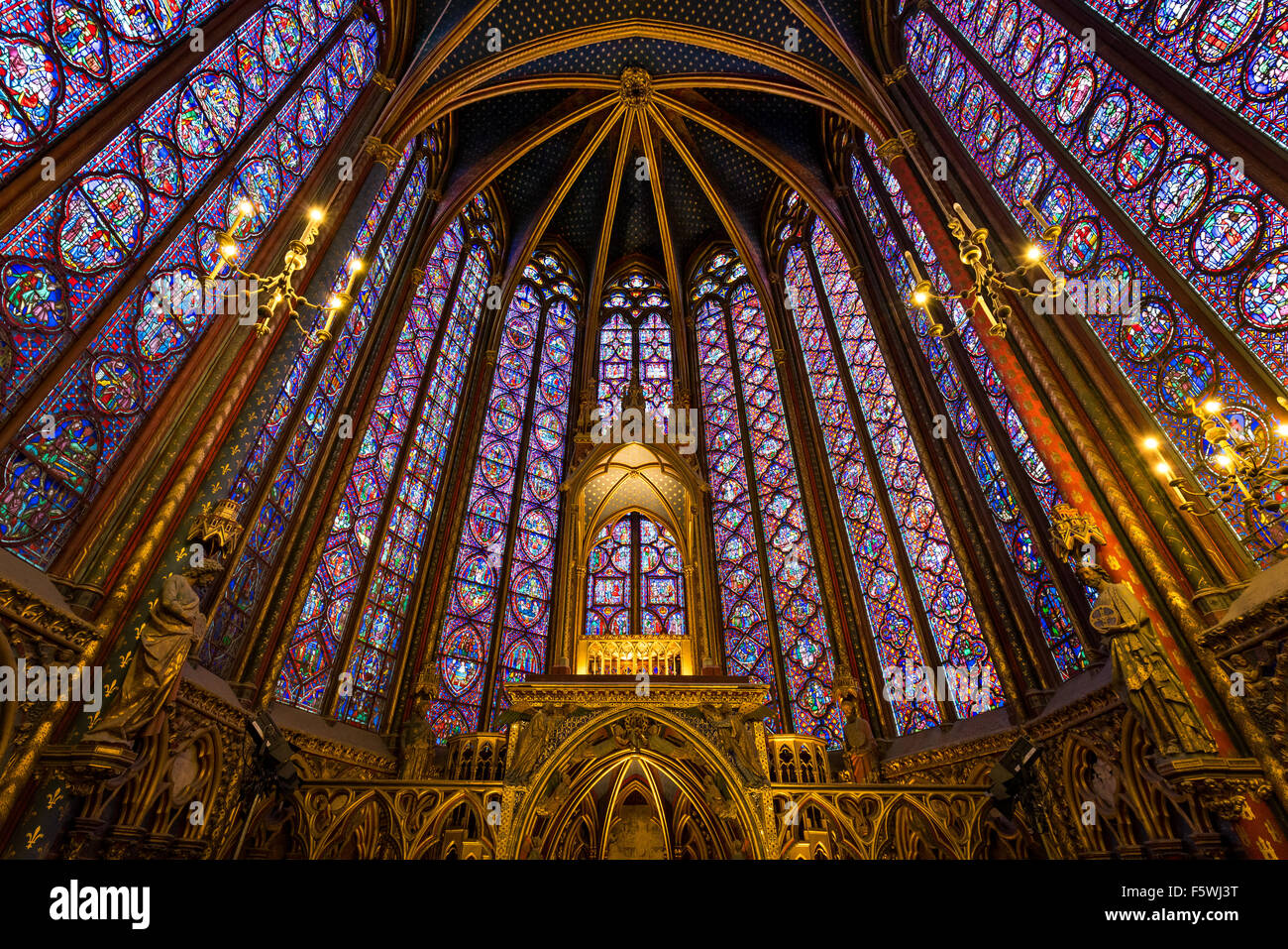 Glasmalerei In Der Sainte Chapelle Sainte Chapelle