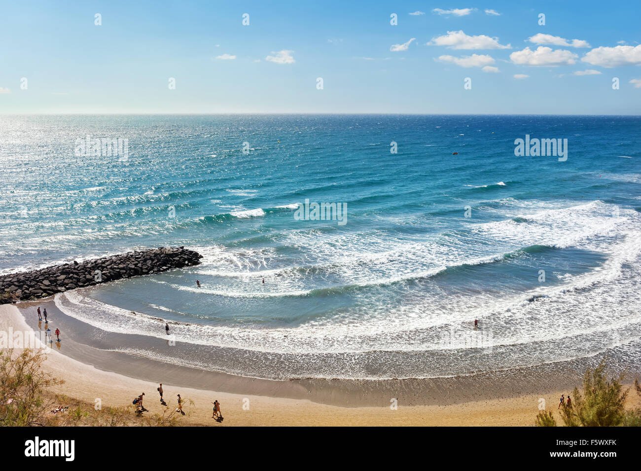 Der Strand von Maspalomas Stockfoto