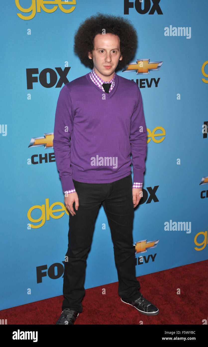 LOS ANGELES, CA - 12. April 2010: Josh Sussman auf der Spring-Serie "Glee" premiere Party im Chateau Marmont, West Hollywood. Stockfoto