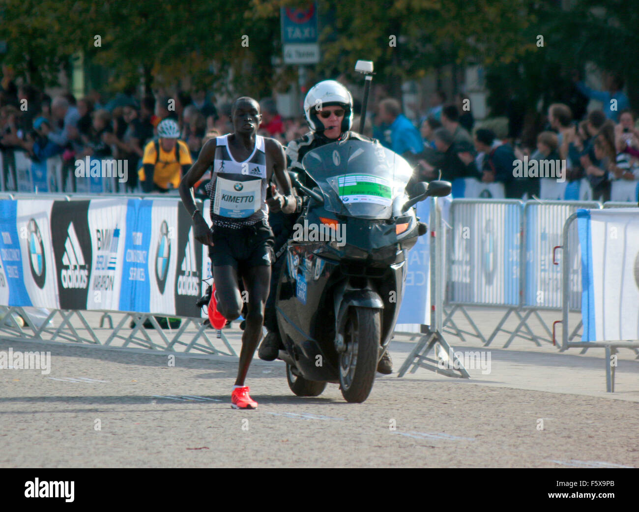 Dennis Kimetto - Berlin-Marathon, 28. September 2014, Berlin-Mitte. Stockfoto