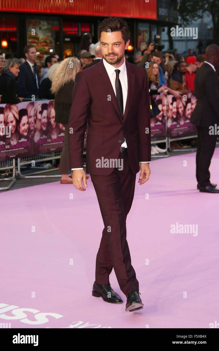 Miss Sie bereits Premiere - Arrivals Featuring: Dominic Cooper wo: London, Vereinigtes Königreich bei: 17 Sep 2015 Stockfoto