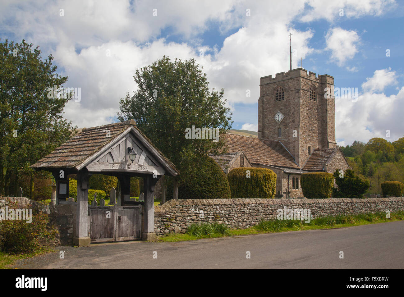 Kirche St. Bartholomew, Barbon, Barbondale, Cumbria, UK Stockfoto