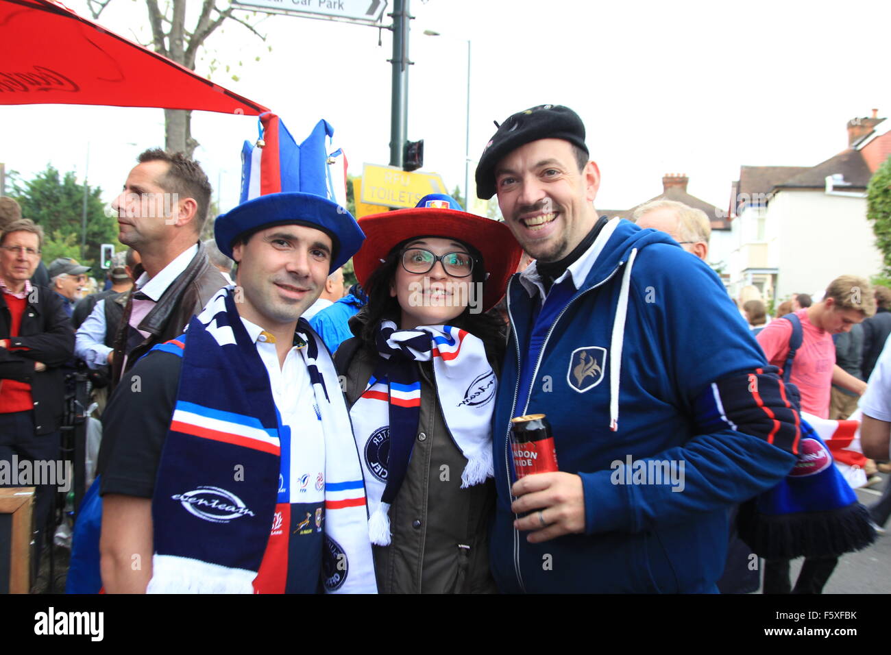 Rugby World Cup 2015 - England Vs Fidschi - Atmosphäre in Twickenham vor England Vs Fidschi Eröffnung entsprechen Featuring: Atmosphäre wo: Twickenham, Großbritannien wenn: 18 Sep 2015 Stockfoto