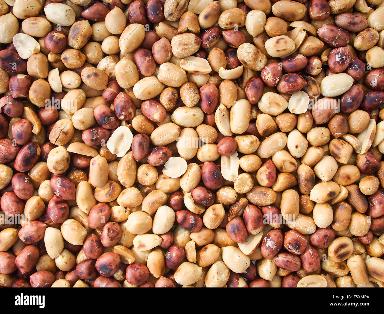 geröstete Erdnüsse Stockfoto